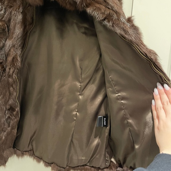 Real Fur Vest in Brown - Picture 2 of 3